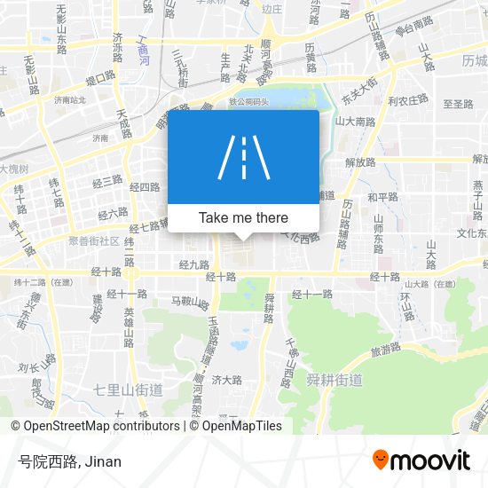 号院西路 map