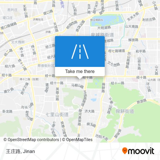 王庄路 map