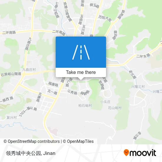 领秀城中央公园 map