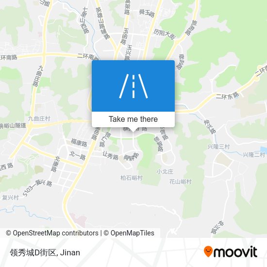 领秀城D街区 map