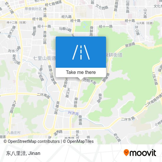 东八里洼 map