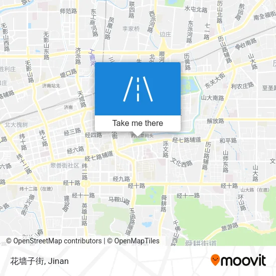 花墙子街 map