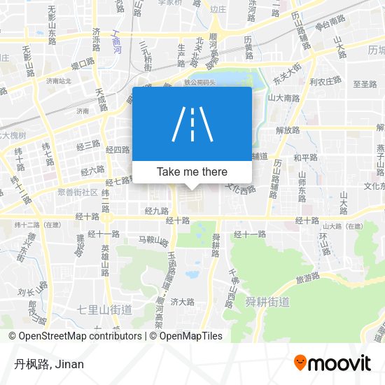 丹枫路 map