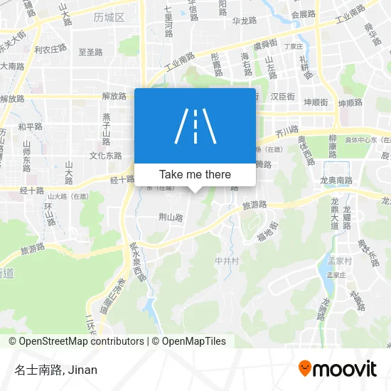 名士南路 map