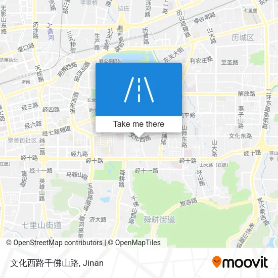 文化西路千佛山路 map