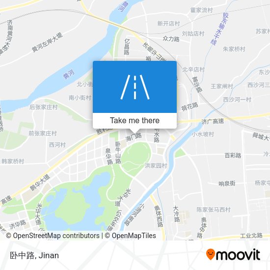 卧中路 map