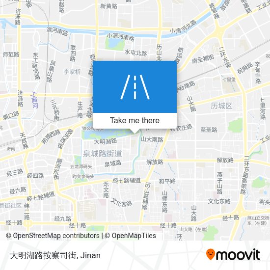 大明湖路按察司街 map