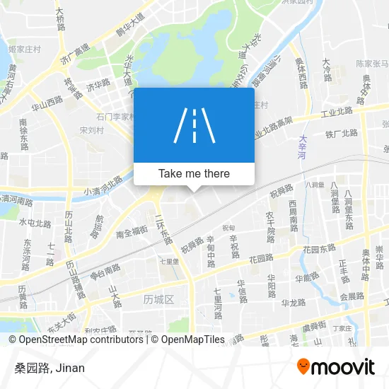 桑园路 map