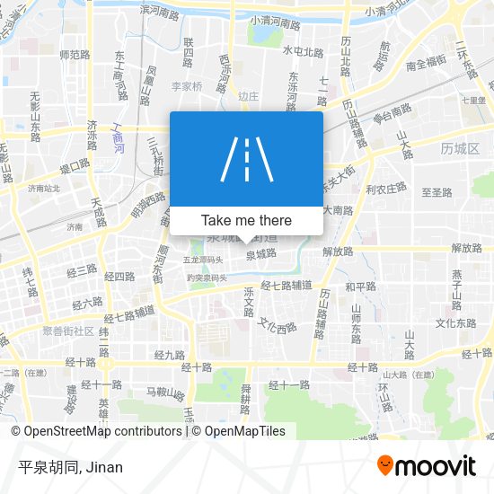平泉胡同 map