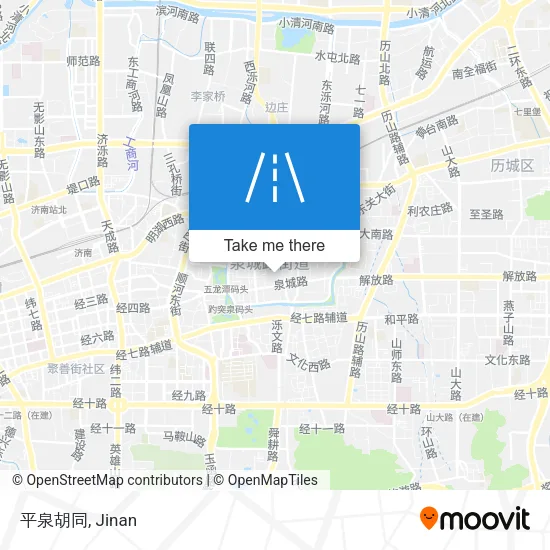 平泉胡同 map