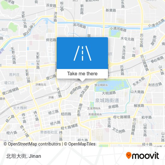 北坦大街 map