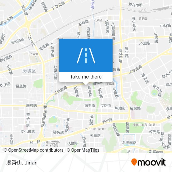 虞舜街 map