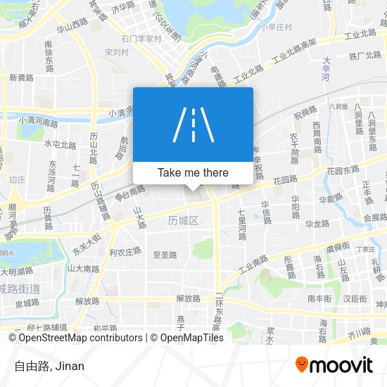 自由路 map