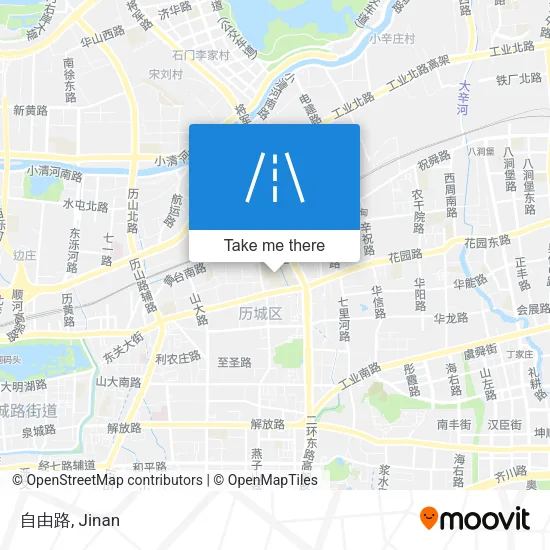 自由路 map