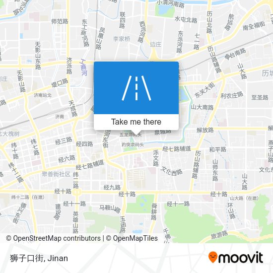 狮子口街 map