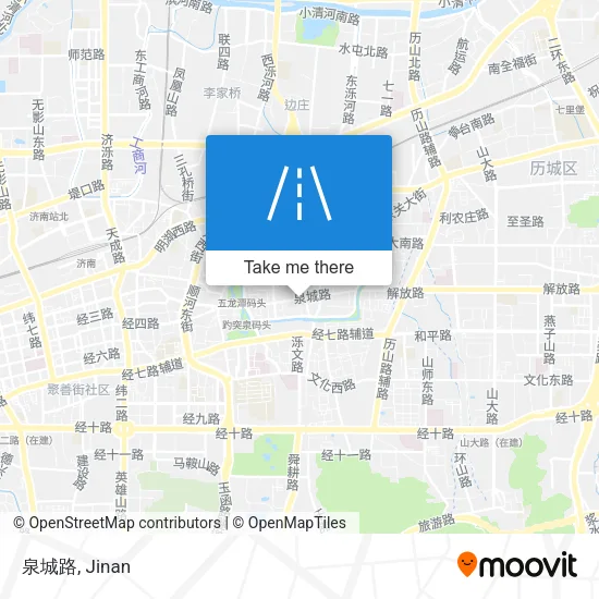 泉城路 map