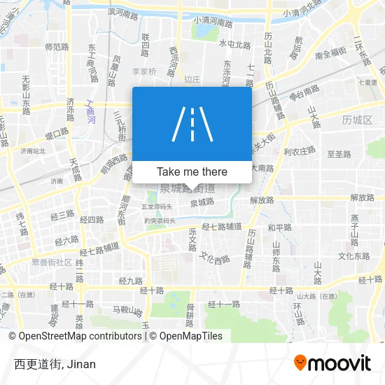 西更道街 map