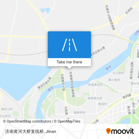 济南黄河大桥复线桥 map