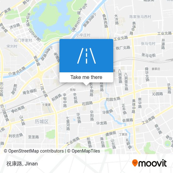 祝康路 map