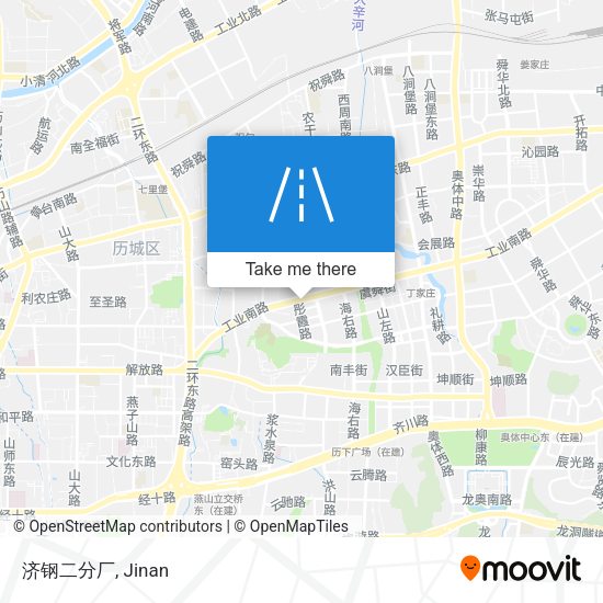 济钢二分厂 map