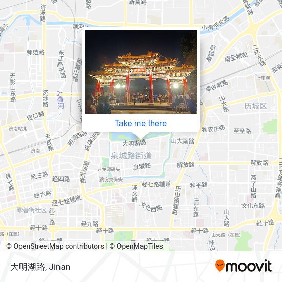 大明湖路 map