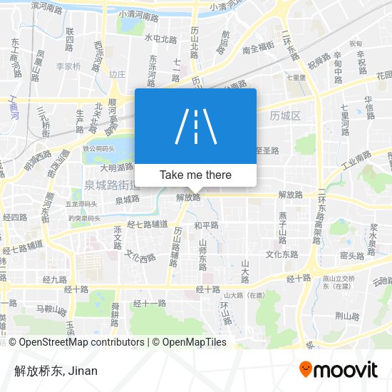 解放桥东 map