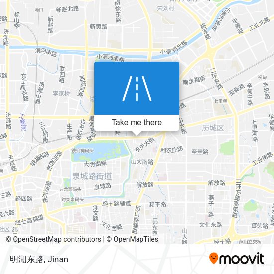 明湖东路 map