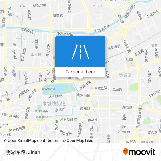 明湖东路 map