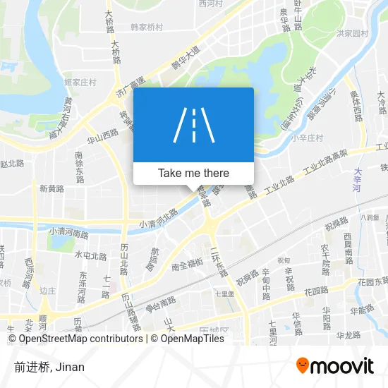 前进桥 map