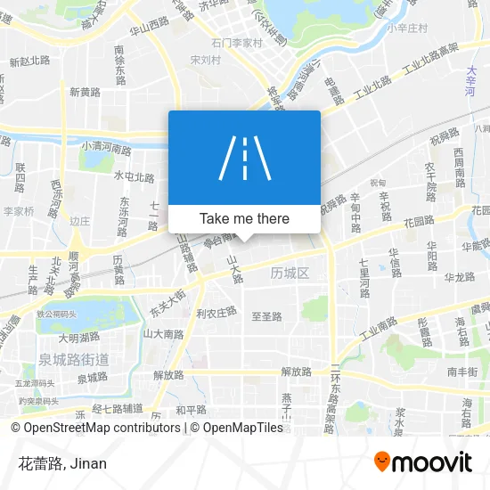 花蕾路 map