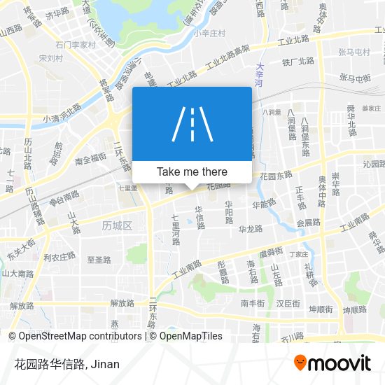 花园路华信路 map