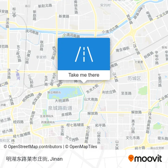 明湖东路菜市庄街 map