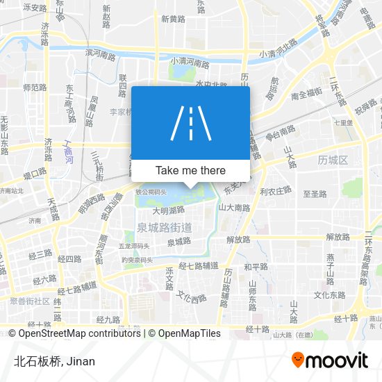 北石板桥 map