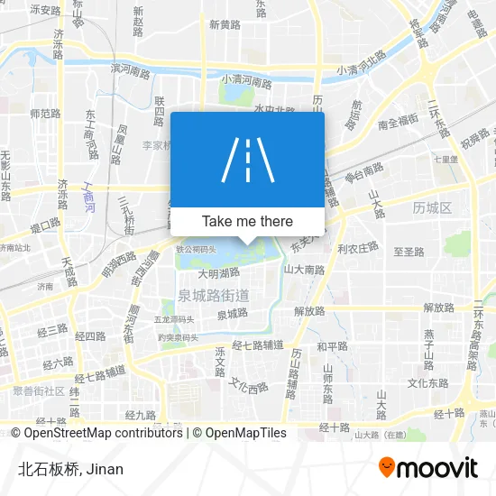 北石板桥 map