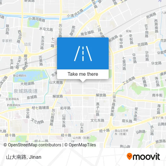 山大南路 map