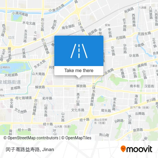 闵子骞路益寿路 map