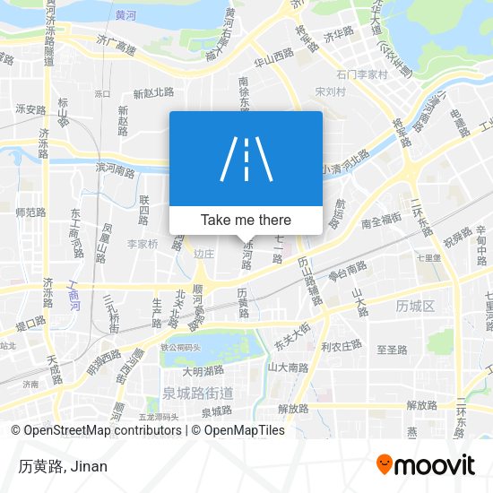 历黄路 map