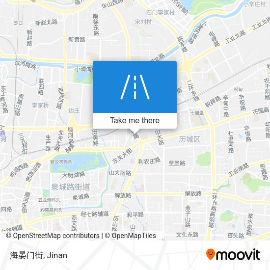 海晏门街 map