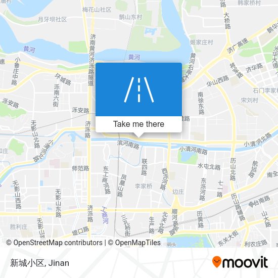 新城小区 map