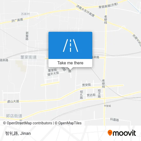 智礼路 map