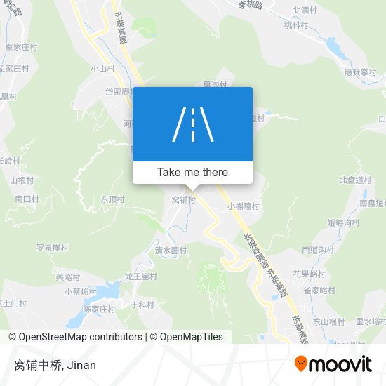 窝铺中桥 map