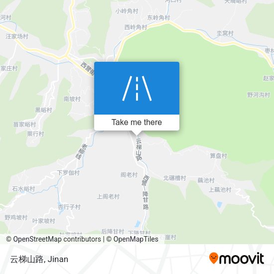 云梯山路 map