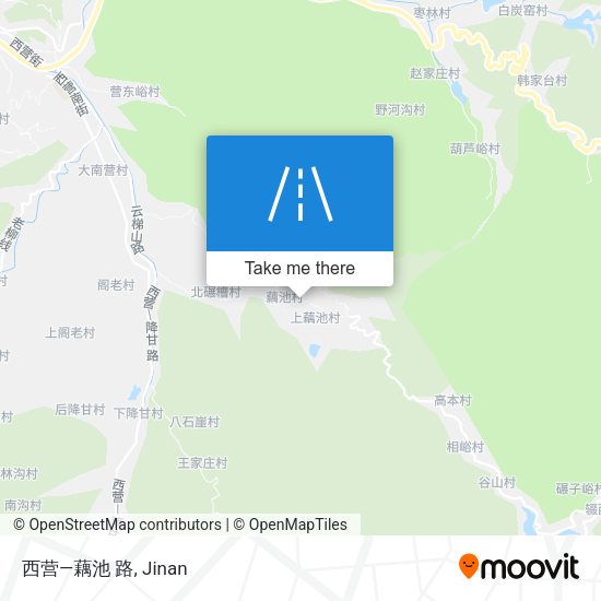 西营—藕池 路 map