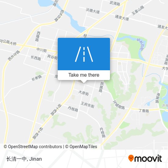 长清一中 map