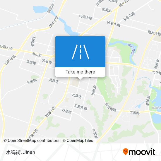水鸣街 map