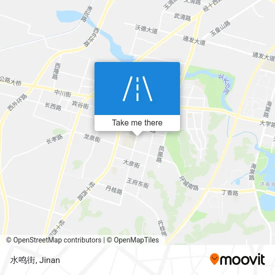 水鸣街 map