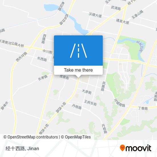 经十西路 map