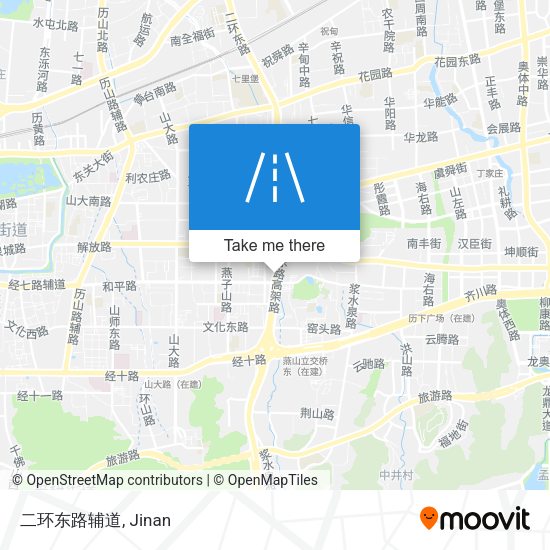 二环东路辅道 map