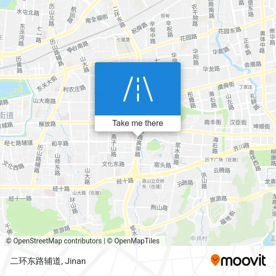 二环东路辅道 map