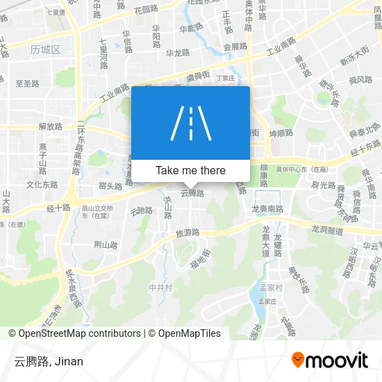云腾路 map